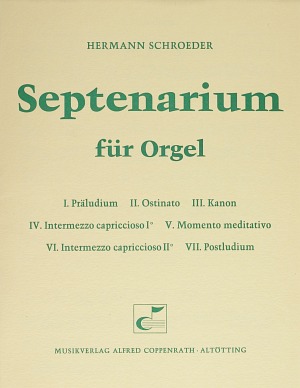 Schroeder, Septenarium für Orgel - Noten | Carus-Verlag