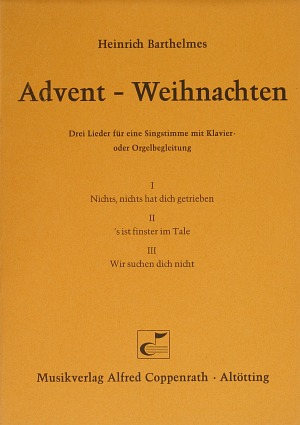 Barthelmes, Advent-Weihnachten - Noten | Carus-Verlag
