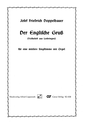 Der Englische Gruß Score