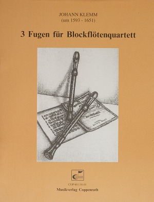 Thumbnail: Klemm: Drei Fugen für Blockflötenquartett