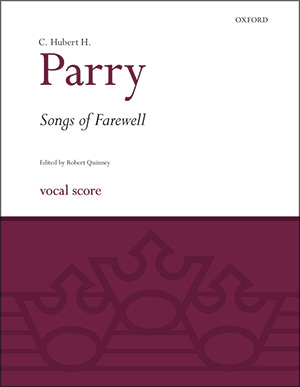 Songs of Farewell Vocal score