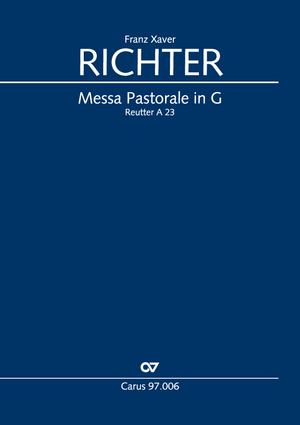 Franz Xaver Richter: Messa Pastorale in G - Noten | Carus-Verlag