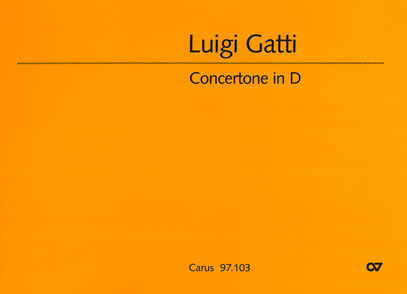 Luigi Gatti: Concertone in D major