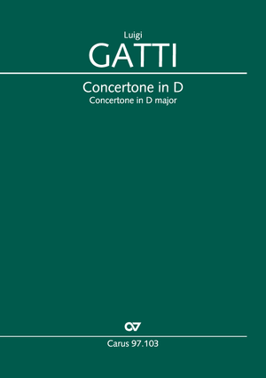 Luigi Gatti: Concertone in D - Noten | Carus-Verlag