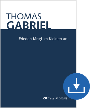 Frieden fängt im Kleinen an Orsinger Heimatmesse Réduction piano-chant (téléchargement), fichier pdf