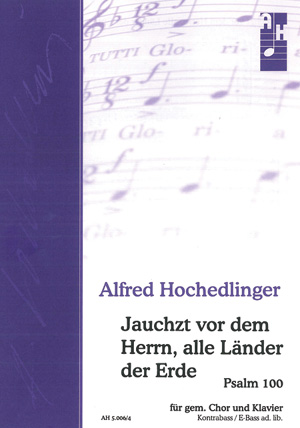 Alfred Hochedlinger: Jauchzt vor dem Herrn, alle Länder der Erde - Noten | Carus-Verlag