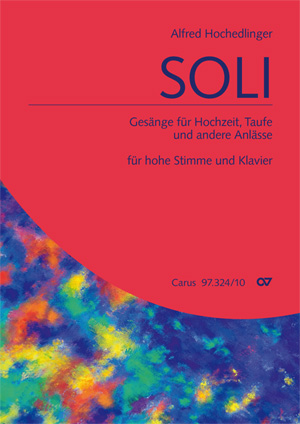 Alfred Hochedlinger: Sologesänge für Hochzeit, Taufe und andere Anlässe. Ausgabe für hohe Stimme und Klavier