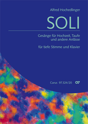 Thumbnail: Alfred Hochedlinger: Sologesänge für Hochzeit, Taufe und andere Anlässe. Ausgabe für tiefe Stimme und Klavier