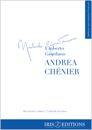 Andrea Chénier Opera in quattro quadri Vocal score, for hire