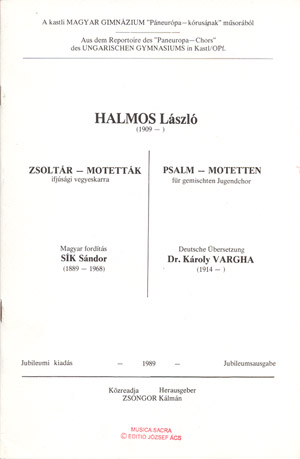 14 Psalm-Motetten für gem. Chor Sammlung