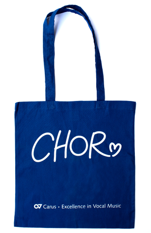 Thumbnail: Baumwolltasche: Chor mit Herz
