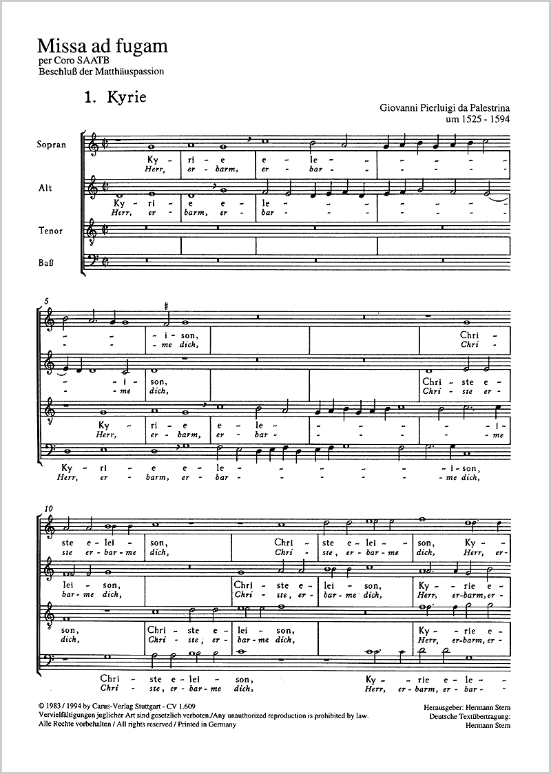 Comparing The Credos Of Haydn And Palestrina