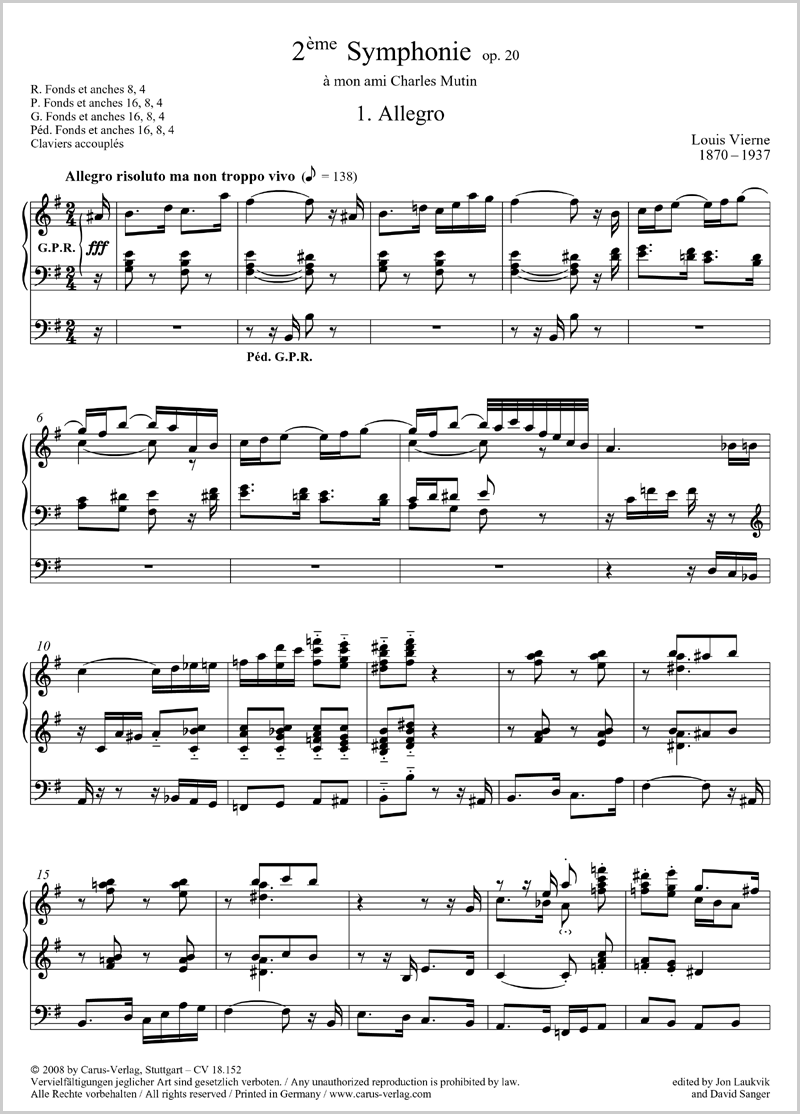 vierne complete organ works package