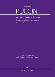 Puccini: Sonate, Versetti, Marce. Ausgewählte Orgelwerke