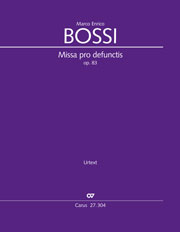 Marco Enrico Bossi: Missa pro defunctis