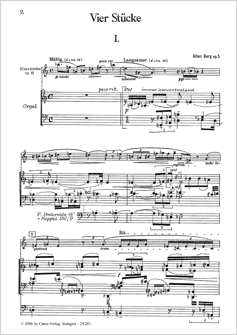 Alban Berg Violinconcerto Partitur Alban Berg Violinconcerto Partitur