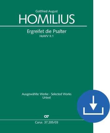 Ergreifet die Psalter, ihr christlichen Chöre