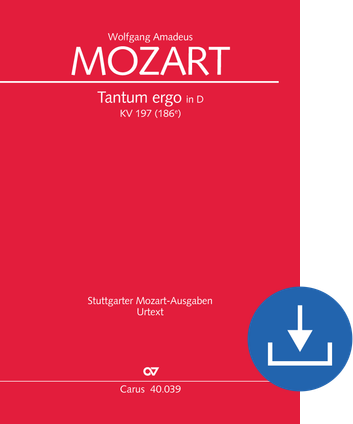 Tantum ergo in D major
