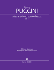 Edizione Nazionale delle Opere di Giacomo Puccini. III. Vokalmusik, 2. Messa a 4 voci (Bd. III/2)