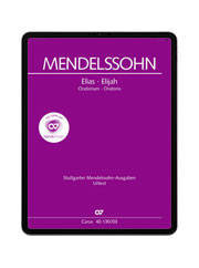 Mendelssohn: Elias. carus music