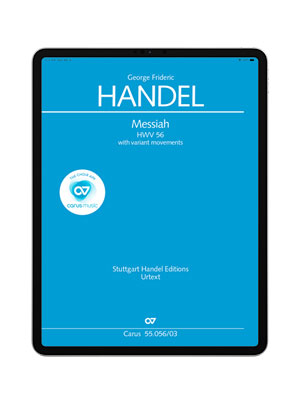 Händel: Messiah. carus music