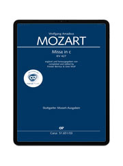 Mozart: Missa in c KV 427. carus music