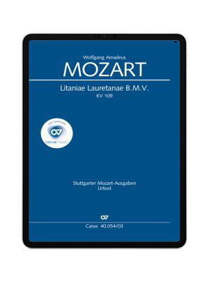 carus music Mozart Litaniae Lauretanae